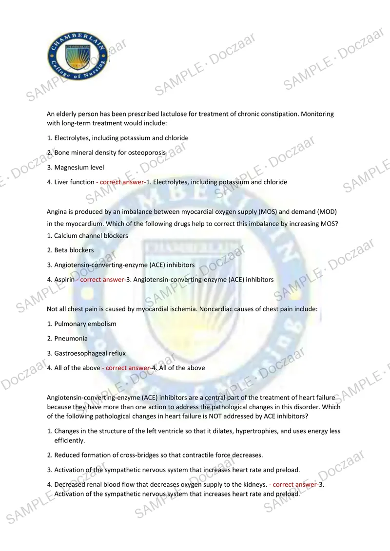 Preview page 8 of NR 508 WEEK 4 EXAM 2026/2027 | 150 HIGH-YIELD QUESTIONS & VERIFIED ANSWERS | LATEST TEST PREP | RECENT & MOST TESTED TOP