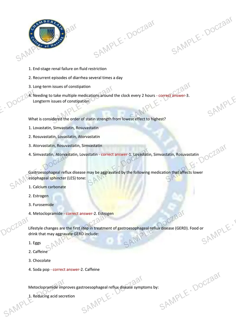 Preview page 14 of NR 508 WEEK 3 EXAM 2026/2027 | 150 HIGH-YIELD QUESTIONS & VERIFIED ANSWERS | LATEST TEST PREP | RECENT & MOST TESTED TOP