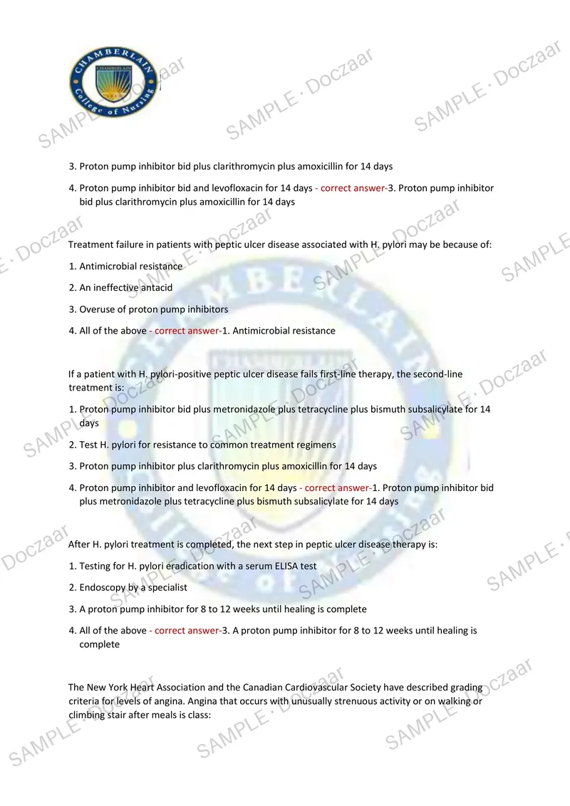 Preview page 17 of NR 508 WEEK 3 EXAM 2026/2027 | 150 HIGH-YIELD QUESTIONS & VERIFIED ANSWERS | LATEST TEST PREP | RECENT & MOST TESTED TOP