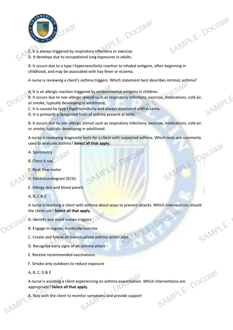 Preview page 20 of NR 283 exam3 Exam 2026/2027 TESTBANK EXAM 250  COMPREHENSIVE QUESTIONS /FREQUENTLY MOST TESTED  QUESTIONS AND VERIFIED S
