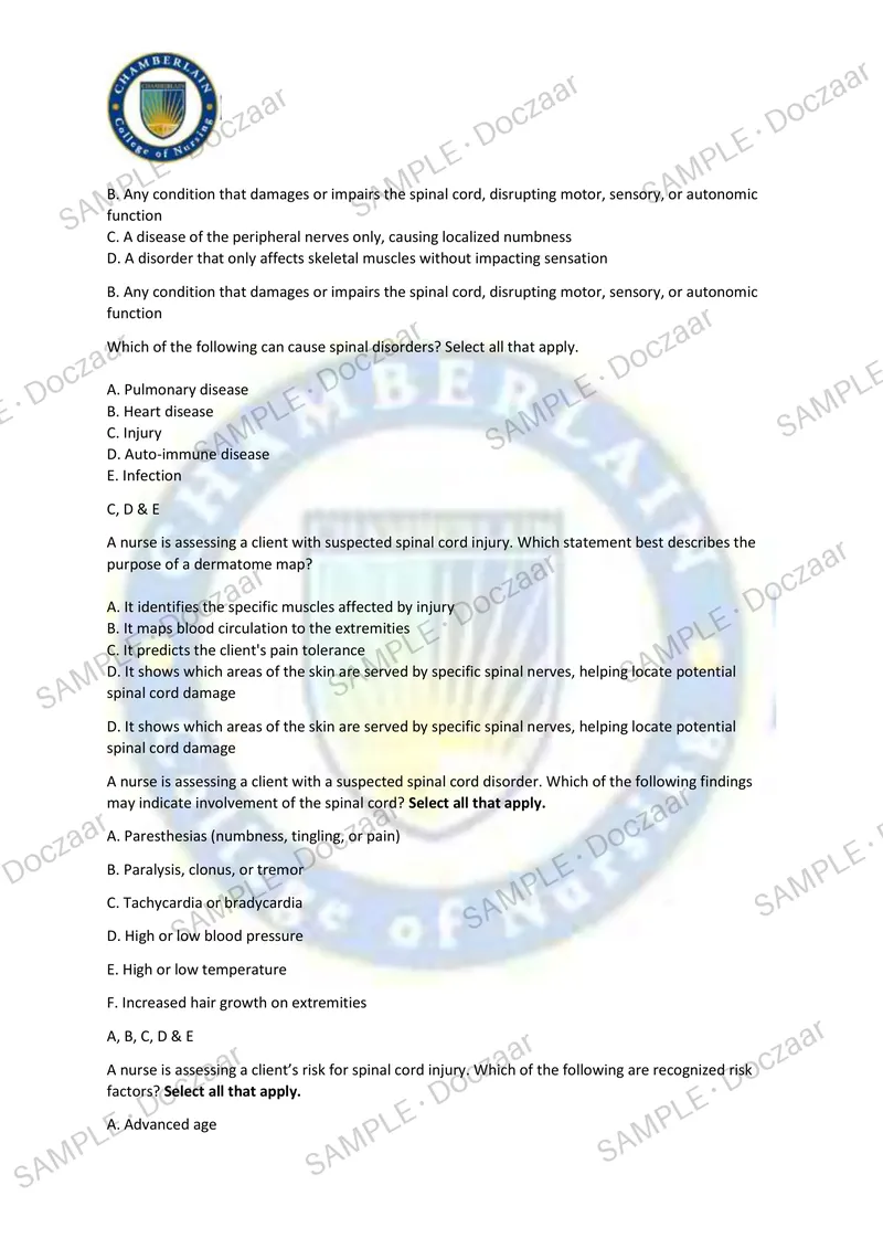 Preview page 30 of NR 283 exam3 Exam 2026/2027 TESTBANK EXAM 250  COMPREHENSIVE QUESTIONS /FREQUENTLY MOST TESTED  QUESTIONS AND VERIFIED S