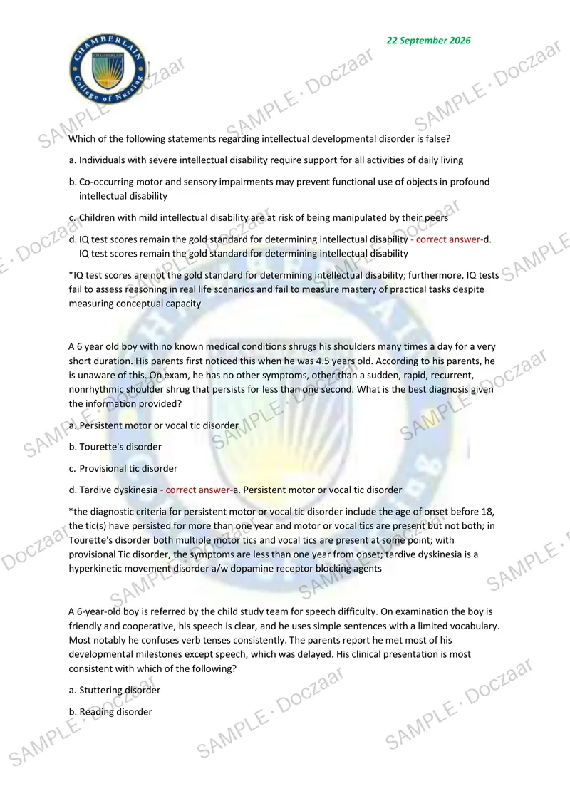 Preview page 108 of NR 668 CEA FINAL EXAM 2026/2027 | 460 HIGH-YIELD QUESTIONS & VERIFIED ANSWERS | LATEST TESTBANK | RECENT & MOST TESTED T