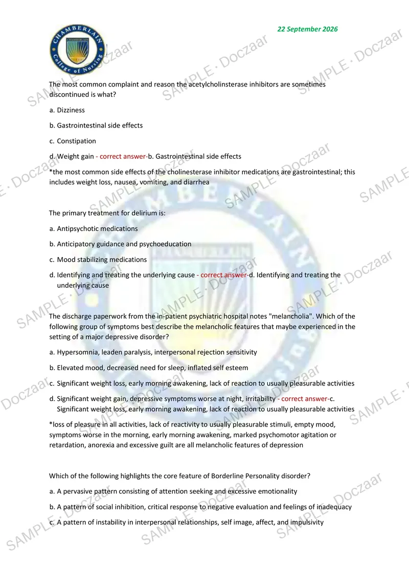 Preview page 94 of NR 668 CEA FINAL EXAM 2026/2027 | 460 HIGH-YIELD QUESTIONS & VERIFIED ANSWERS | LATEST TESTBANK | RECENT & MOST TESTED T