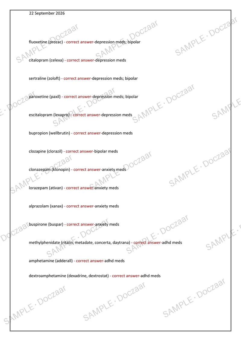 Preview page 38 of LMSW PRACTICE TEST 2026/2027 | 200 HIGH-YIELD QUESTIONS & VERIFIED ANSWERS | LATEST TESTBANK | RECENT & MOST TESTED TOPI