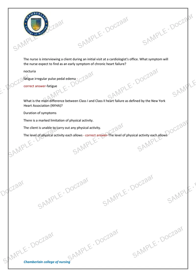 Preview page 45 of NUR 257 EXAM 5 2026/2027 | 200 HIGH-YIELD QUESTIONS & VERIFIED ANSWERS | LATEST TEST PREP | RECENT & MOST TESTED TOPICS