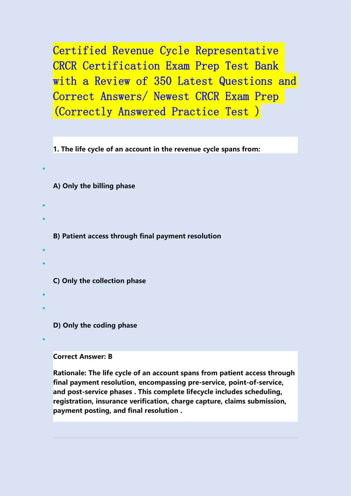 Preview of BIOS-251 Exam 2 Review | Questions and | Anatomy and Physiology I | Latest Update